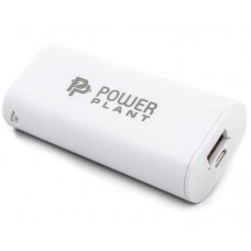 Універсальна мобільна батарея 5200 mAh, PowerPlant White (PB-LA215)