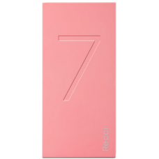 Универсальная мобильная батарея 7000 mAh, Recci Seven 7000, Pink