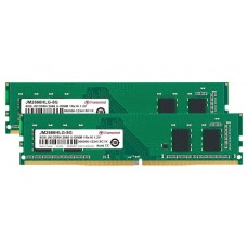 Пам'ять 8Gb x 2 (16Gb Kit) DDR4, 2666 MHz, Transcend (JM2666HLG-16GK)