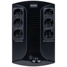 ИБП LogicPower LP-850VA-6PS Black 595W