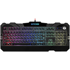 Клавиатура Defender Butcher GK-193DL, Black, USB, RGB-подсветка (45193)