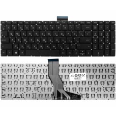 Клавіатура для ноутбука HP Pavilion 15-ab, 15-ak, 15-ar, Black, без рамки, прямий 