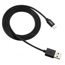 Кабель USB - Lightning 1 м Apple Canyon MFI-1 Black, 2.4A (CNS-MFICAB01B)