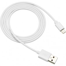 Кабель USB - Lightning 1 м Canyon MFI-1 White, 2.4A (CNS-MFICAB01W)