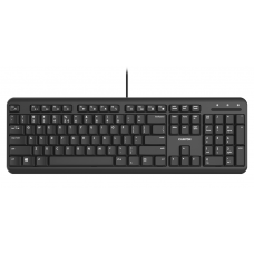 Клавиатура Canyon HKB-20, Black, USB, ультратонкая, 104 кнопки (CNS-HKB02-RU)