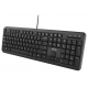 Клавіатура Canyon HKB-20, Black, USB, компактна, 104 кнопки (CNS-HKB02-RU)
