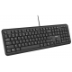 Клавиатура Canyon HKB-20, Black, USB, ультратонкая, 104 кнопки (CNS-HKB02-RU)