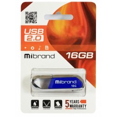 USB Flash Drive 16Gb Mibrand Aligator, Blue (MI2.0/AL16U7U)