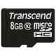 Карта пам'яті microSDHC, 8Gb, Class10, Transcend, без адаптера (TS8GUSDC10)