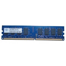 Память 2Gb DDR2, 800 MHz, Nanya, CL6 (NT2GC64U8HD0BY-AD)