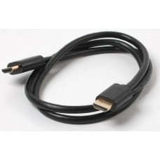 Кабель HDMI - HDMI, 1 м, Black, V2.0, Viewcon, позолочені конектори (VD201-1M)