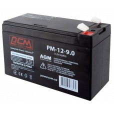 Батарея для ДБЖ 12В 9Ач PowerCom, PM12-9AH, ШхДхВ 151x65x100