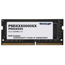 Пам'ять SO-DIMM, DDR4, 4Gb, 2666 MHz, Patriot Signature Line, 1.2V, CL19 (PSD44G266682S)