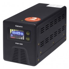 Источник бесперебойного питания Gemix PSN-500, Black (PSN500VA)