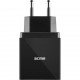 Мережевий зарядний пристрій Acme CH204, Black, 2xUSB, 2.4A (4770070878866)