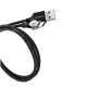 Кабель USB - USB Type-C 1 м Canyon UC-8 Black, 2A, з магнітною поворотною системою (CNS-USBC8B)