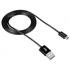 Кабель USB - micro USB 1 м Canyon UM-1 Black, 1A (CNE-USBM1B)