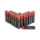 Батарейка AAA (LR03), лужна, Verbatim, 24 шт, 1.5V, Blister (49504)