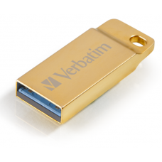USB 3.2 Flash Drive 64Gb Verbatim Metal Executive, Gold (99106)