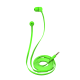 Навушники Trust Duga In-Ear, Neon Green, 3.5 мм, мікрофон, вставні (22108)