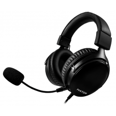Навушники Hator Hyperpunk, Black, 3.5 мм, мікрофон, динаміки 50 мм (HTA-820)