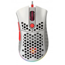 Миша 2E HyperSpeed Pro, White, USB, оптична, 1000 - 16000 dpi, RGB підсвічування (2E-MGHSPR-WT)