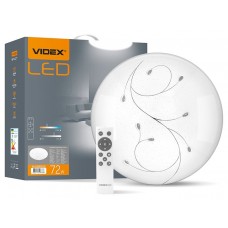 Світильник стельовий світлодіодний Videx, 220V, 72W, White, 48x12.5 см, IP44 (VL-CLS2031-72)