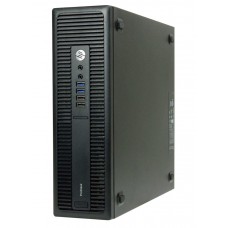 Б/В Системний блок: HP Pro Desk 600 G2, Black, Slim, Core i5-6500, 8Gb DDR4, 256Gb SSD, DVD-RW
