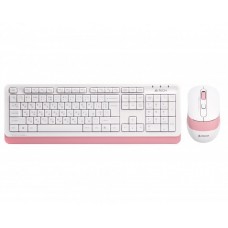 Комплект беспроводной A4tech Fstyler FG1010, White+Pink