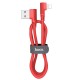 Кабель USB <-> Lightning, Hoco Puissant, 1.2 m, Red, (U83)