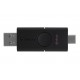 USB 3.2 Flash Drive 64Gb Kingston DataTraveler Duo + Type-C, Black (DTDE/64GB)