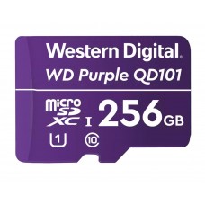 Карта памяти microSDXC, 256Gb, Class10 UHS-I, Western Digital Purple SC QD101 (WDD256G1P0C)