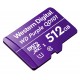 Карта памяти microSDXC, 512Gb, Class10 UHS-I, Western Digital Purple SC QD101 (WDD512G1P0C)