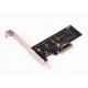 Плата-адаптер AgeStar MC01, PCI-E 4x, для SSD M.2 (ключ M), для 2230/2242/2260/2280 (AS-MC01)