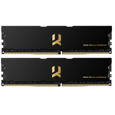 Память 8Gb x 2 (16Gb Kit) DDR4, 4000 MHz, Goodram IRDM PRO, Black (IRP-4000D4V64L18S/16GDC)