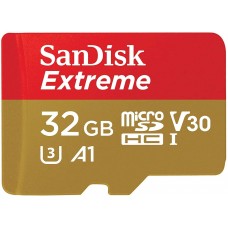 Карта памяти microSDHC, 32Gb, SanDisk Extreme for Mobile Gaming, без адаптера (SDSQXAF-032G-GN6GN)