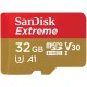Карта памяти microSDHC, 32Gb, SanDisk Extreme for Mobile Gaming, без адаптера (SDSQXAF-032G-GN6GN)