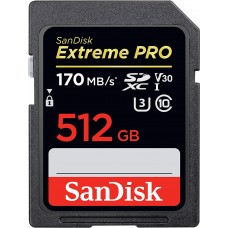 Карта пам'яті SDXC, 512Gb, SanDisk Extreme Pro (SDSDXXY-512G-GN4IN)