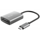 Картридер зовнішній Trust Dalyx USB Type-C, Grey (24136)