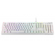 Клавиатура Hator Rockfall EVO, White, USB, оптическая (Kailh Black), 104 кнопки (HTK-615)
