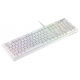 Клавіатура Hator Rockfall EVO, White, USB, оптична (Kailh Black), 104 кнопки (HTK-615)