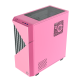 Корпус GameMax Contac COC PW Pink/White, без БП, EATX