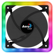 Вентилятор 140 мм, AeroCool Edge 14, Black, 140x140x25 мм, ARGB подсветка