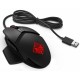 Миша HP Omen Reactor, Black, USB, оптична, 16 000 dpi, 7 кнопок, RGB підсвічування, 2 м (2VP02AA)