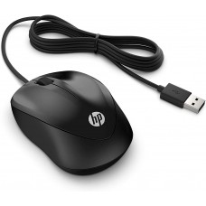 Мышь HP 1000, Black, USB, оптическая, 1200 dpi, 3 кнопки, 1.5 м (4QM14AA)