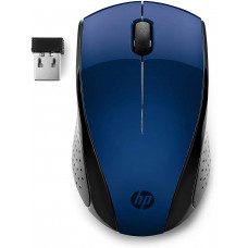 Миша бездротова HP 220, Blue/Black, USB, 2.4 GHz, 1600 dpi (7KX11AA)