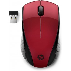 Мышь беспроводная HP 220, Red/Black, USB, 2.4 GHz, 1600 dpi (7KX10AA)