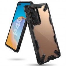Накладка силиконовая для смартфона Huawei P40, Ringke Fusion X, Black (RCH4841)
