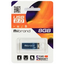 USB Flash Drive 8Gb Mibrand Сhameleon Light Blue (MI2.0/CH8U6LU)
