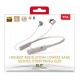 Навушники бездротові TCL ELIT200NC, Cement Gray, Bluetooth, мікрофон (ELIT200NCWT-EU)
